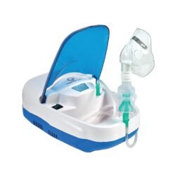 Piston Compressure Nebulizer with Child and Adult Mask (White)