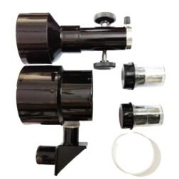 60mm complete telescope kit with two eyepieces, diagonal, lens holder, and focuser 