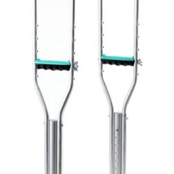 Silver Auxiliary Crutch, Large (Pack of 2)