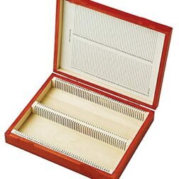 slide box 100 slides with index holder prepared microscope slides, side box plastic
