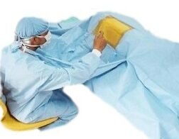 Disposable PCNL Drape in Sterile Pouch