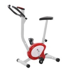 Fitness Premiun Upright Exercise Bike for Home Use,HDR foam grip,Comfortable Cusion Seat, Adjustable Height,Exercise Cycle【Max User Wt.100kg |1 PC Crank 】