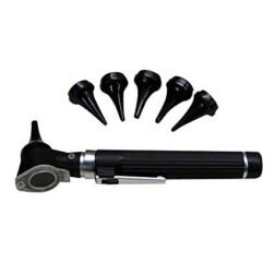 2.5 V White LED light Pocket Scope, Otoscope, Auriscope with Handle.Batteries are not included in this offer.