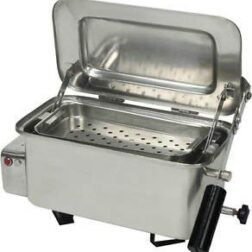 Instrument Sterilizer made of medical grade stainless steel,Automatic tray Lifting system,Handle on Side with insulated grip Thermostatically