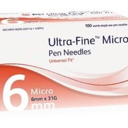 BD Micro Fine Plus 31G X 6Mm Pen Needles | 320745 | 100 Count