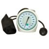 Clock/Desk Type Aneroid Blood Pressure Sphygmomanometer | Large Cotton Cuff (White)