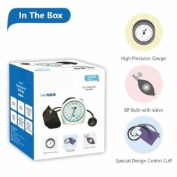 Fully Automatic Digital Blood Pressure Monitor | 2 Years Warranty | Portable, Lightweight BP  Machine for Monitoring Hypertension & Managing Heart Health| Arm Circumference (22-42cm)