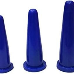 "PVC Dilator || Designed to Open and Relax Internal/Externala Dilator Rectal Set of 3  (Small,Medium,Large) Blue Color"