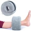 Foot Elevator Pillow with Adjustable Hook and Loop - for Heel and Ankle Pressure Ulcers, Sores or Injuries - Spiral Cut Design - Ideal for Foot, Ankle, Knee Joint, and Leg Injury